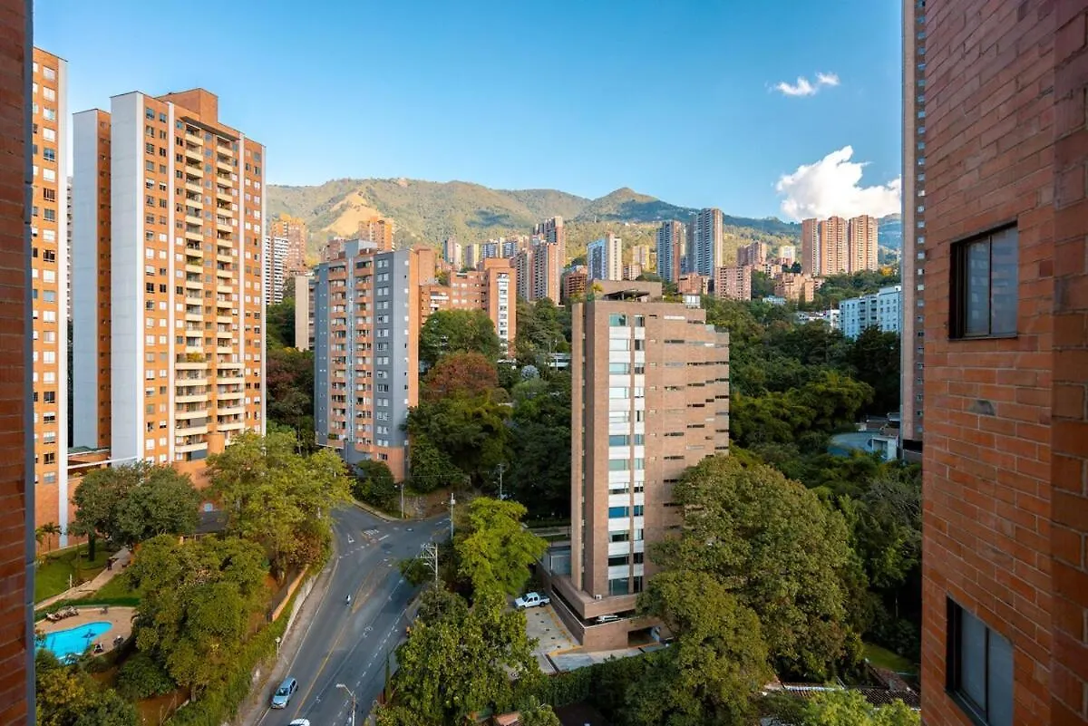 Apartment Magnifico Apartamento De 2 Habitaciones Con Ac Y Vistas En El Poblado Medellin