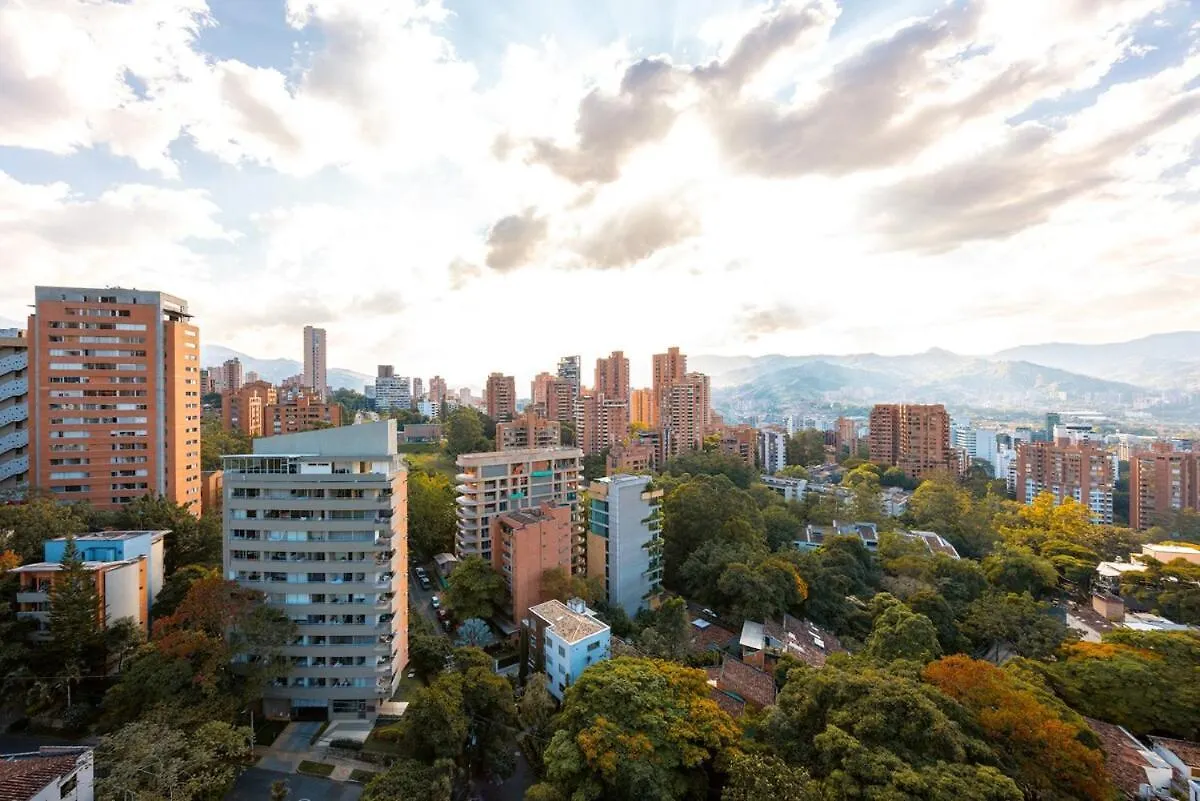 Magnifico Apartamento De 2 Habitaciones Con Ac Y Vistas En El Poblado Medellin