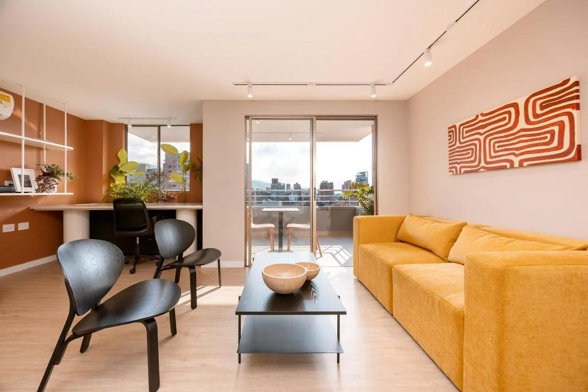 Apartment Magnifico Apartamento De 2 Habitaciones Con Ac Y Vistas En El Poblado Medellin
