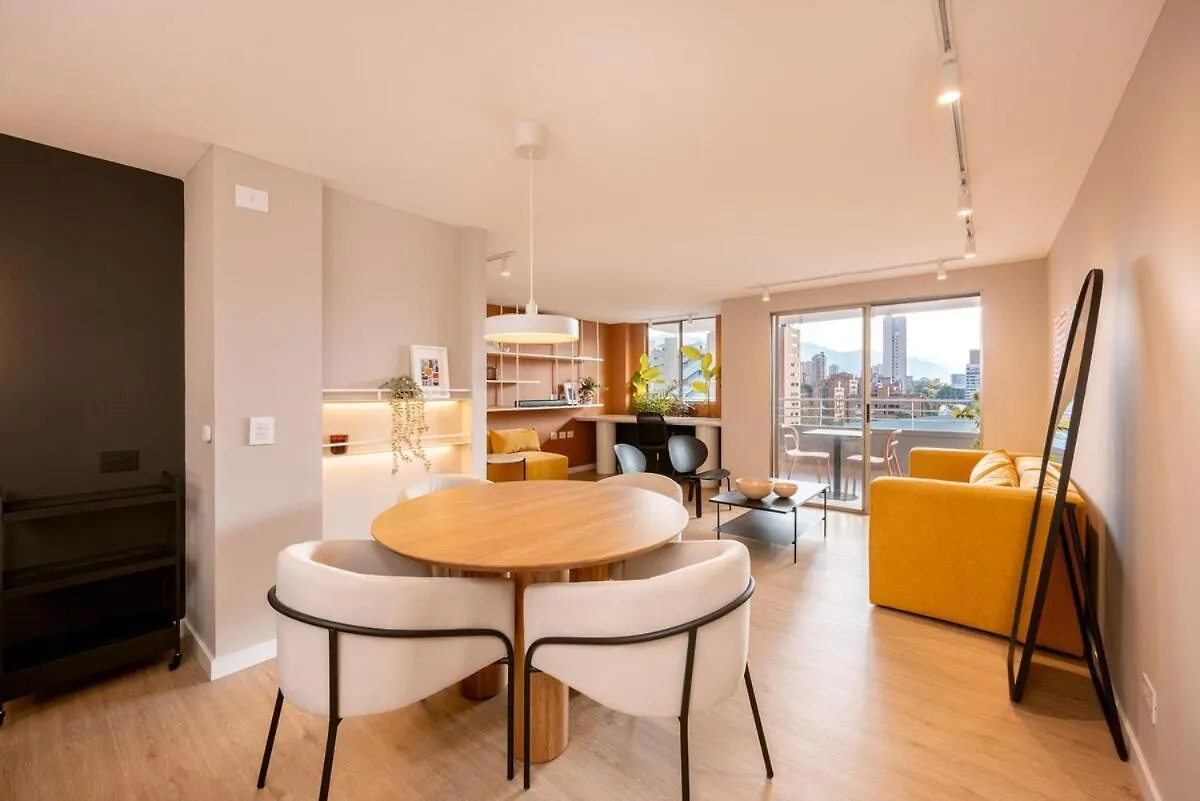 Appartement Magnifico Apartamento De 2 Habitaciones Con Ac Y Vistas En El Poblado Medellín Colombia