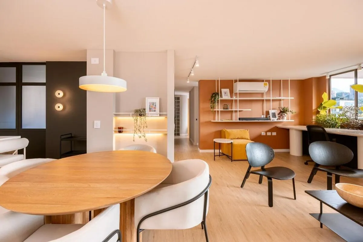 Appartement Magnifico Apartamento De 2 Habitaciones Con Ac Y Vistas En El Poblado Medellín